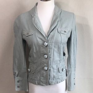 D&G Light Jeans fabric blazer Sz 36/S/M